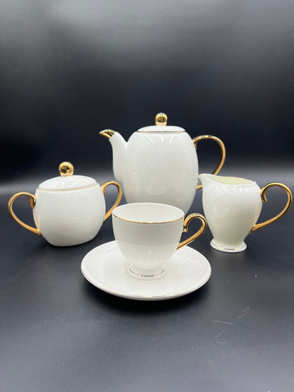 24K Gold Plated Versace 61 Pcs Super Bone China Dinner Set ✨