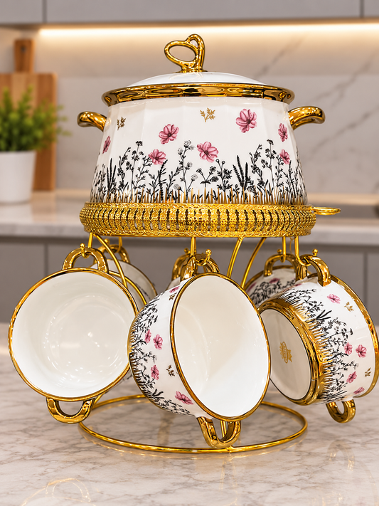 15 Pcs Blossom Bloom Soup Set