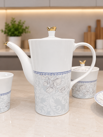 24 Pcs Floral Charm Tea Set