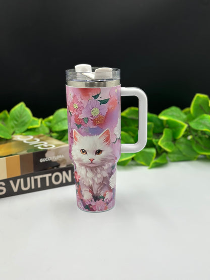 Printed Insulated Travel Tumbler – 1.2L