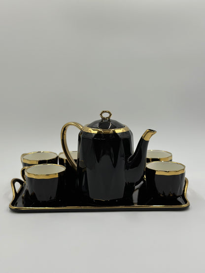 Decent Design ☕ - 8 PCS Tea Set With Tray