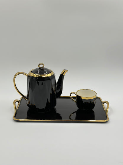 Decent Design ☕ - 8 PCS Tea Set With Tray