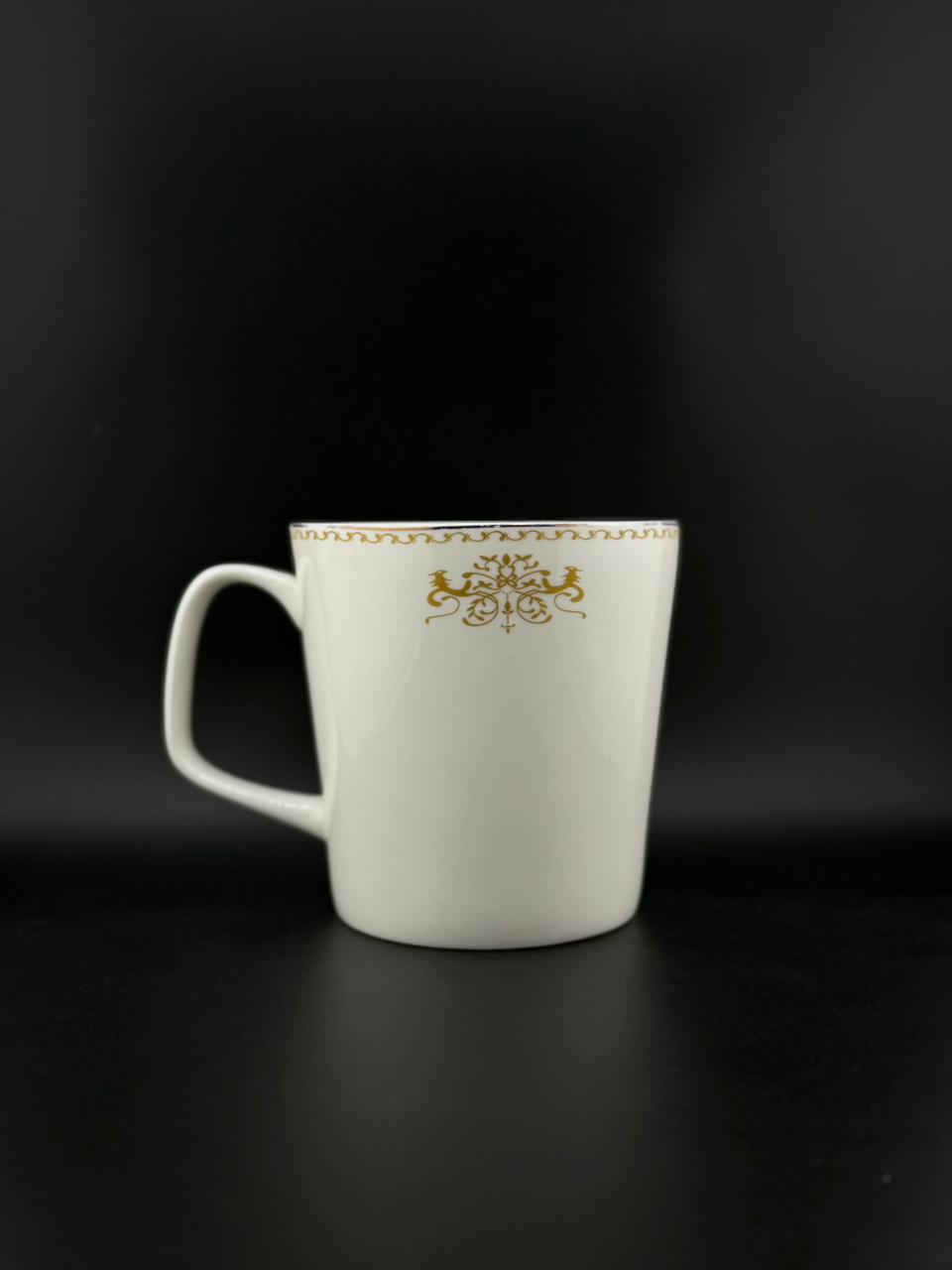 6 Pcs Large Tapered Super Bone China Mug Set ✨