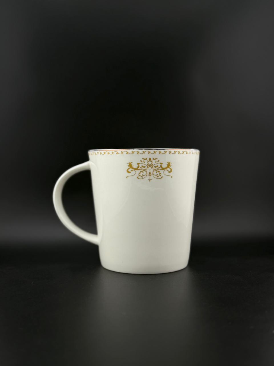 6 Pcs Large Tapered Super Bone China Mug Set ✨