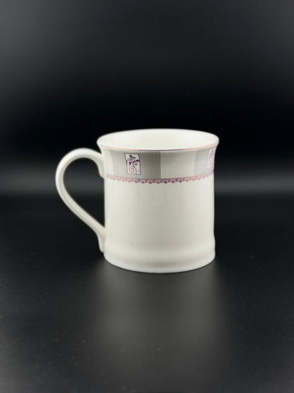 6 Pcs Flared Rim Super Bone China Mug Set ✨