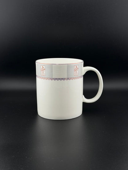 6 Pcs Straight C-Handle Super Bone China Mug Set ✨