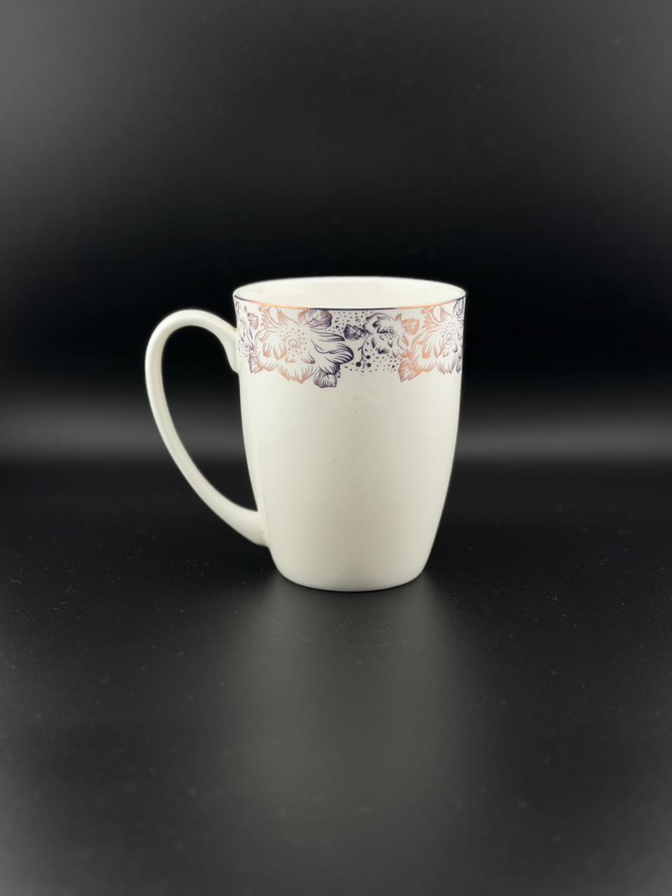 6 Pcs Bell Curved Super Bone China Mug Set ✨