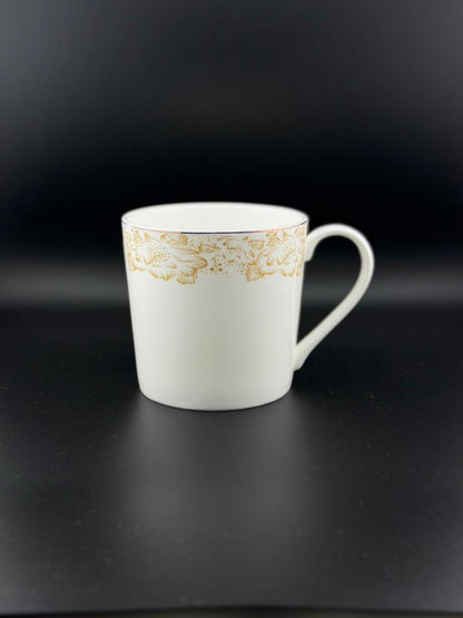 6 Pcs Tapered Shaped Super Bone China Mug Set ✨