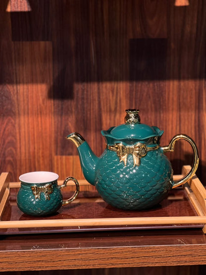 8 Pcs Ribbon Grace Tea Set