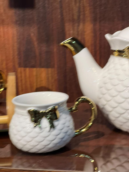 8 Pcs Ribbon Grace Tea Set