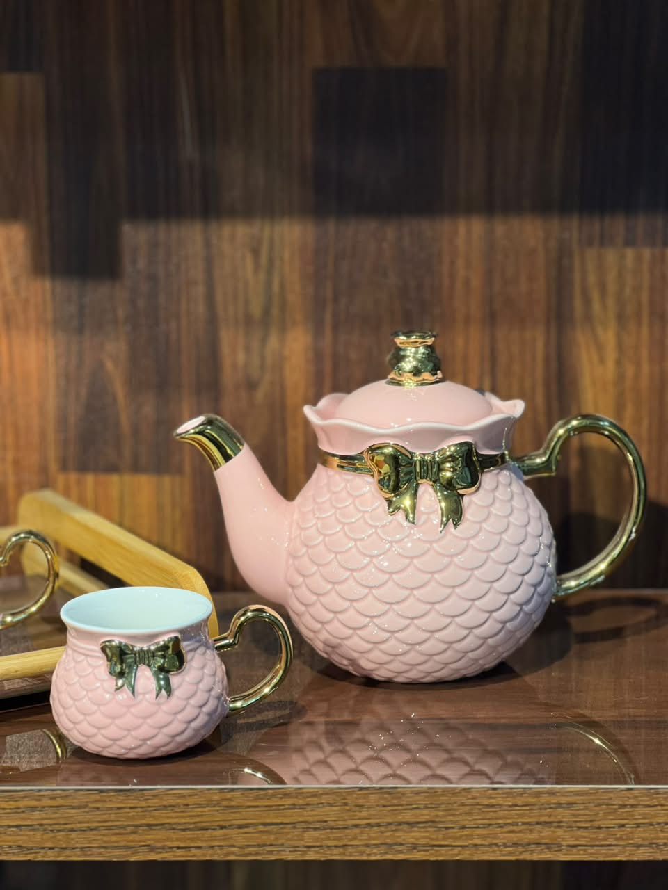 8 Pcs Ribbon Grace Tea Set