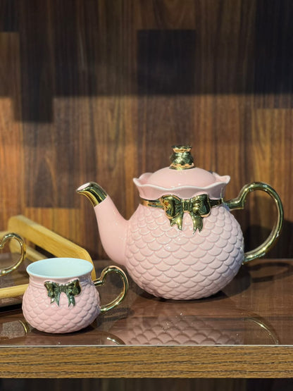 8 Pcs Ribbon Grace Tea Set