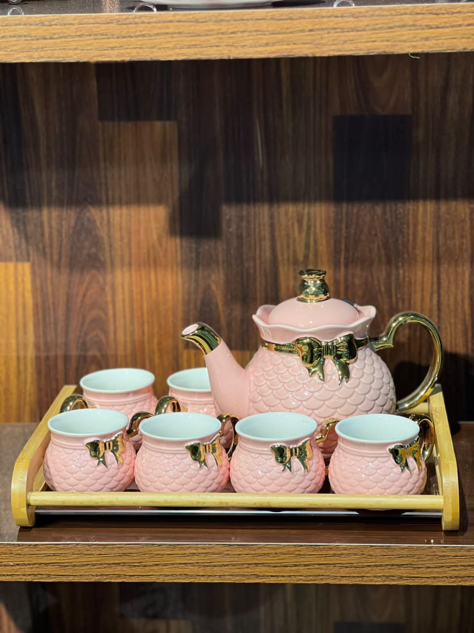 8 Pcs Ribbon Grace Tea Set