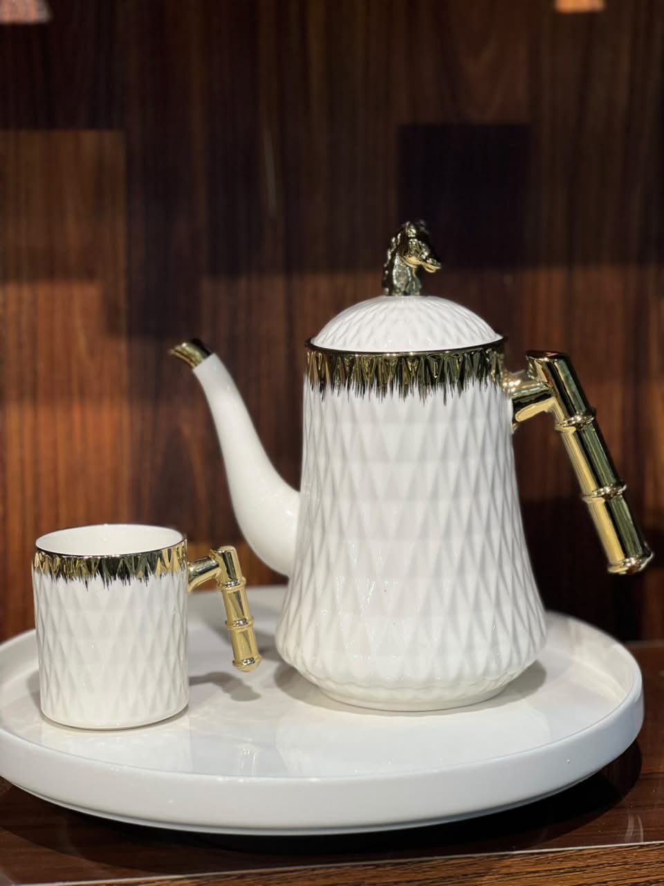 8 Pcs Monochrome Tea Set