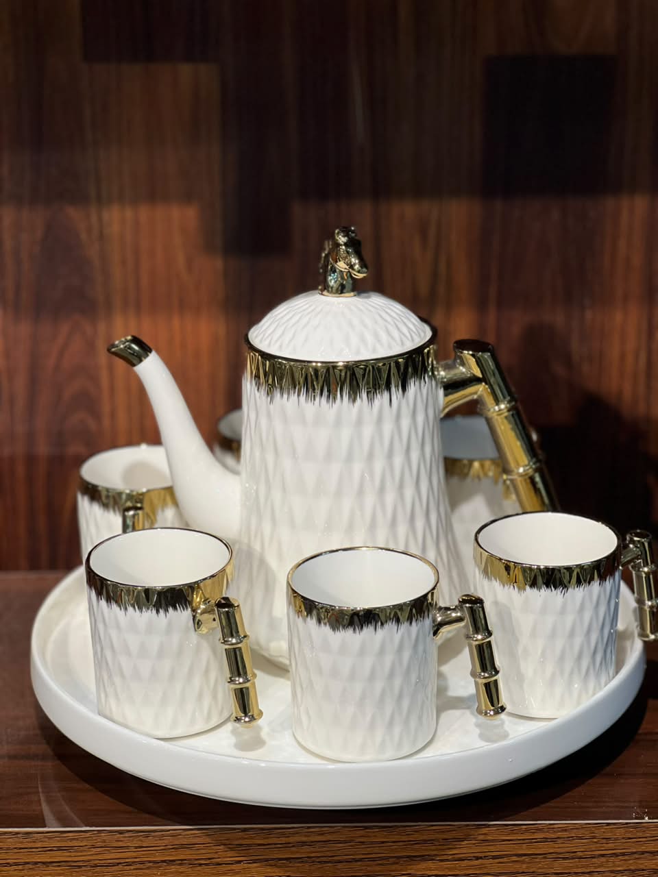 8 Pcs Monochrome Tea Set