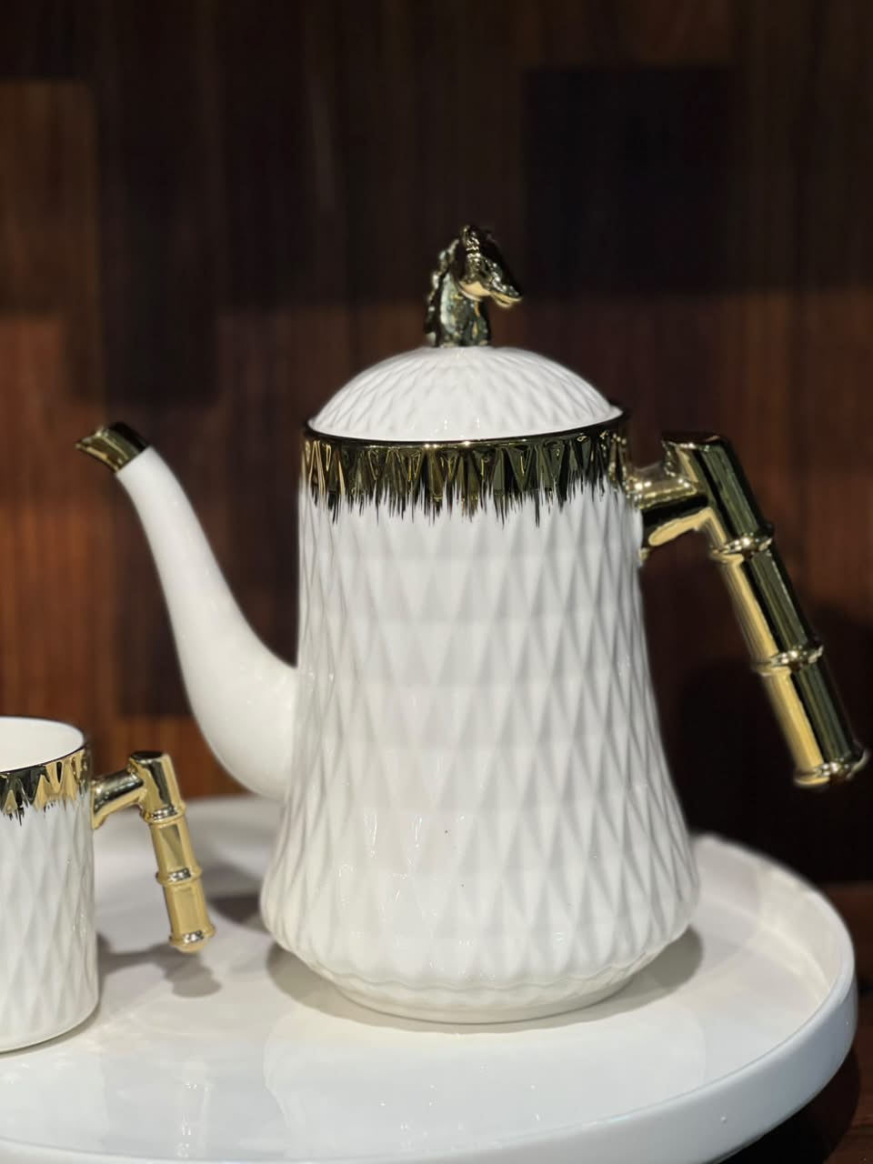 8 Pcs Monochrome Tea Set