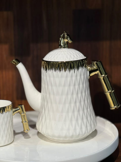 8 Pcs Monochrome Tea Set