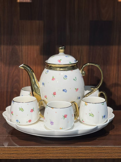 8 Pcs Mini Blossom Rotating Tray Set