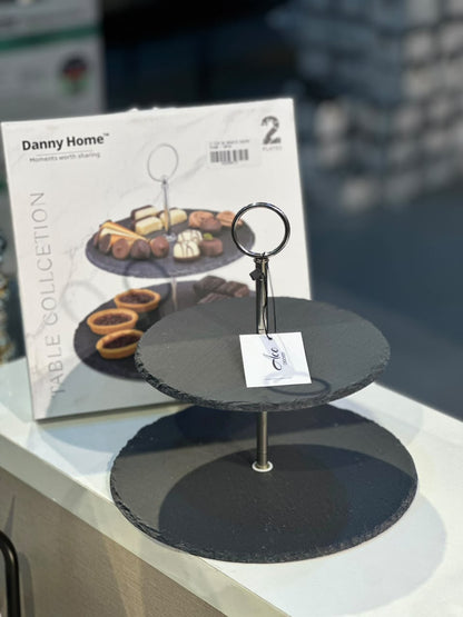 Danny Home 2-Tier Pastry Stand