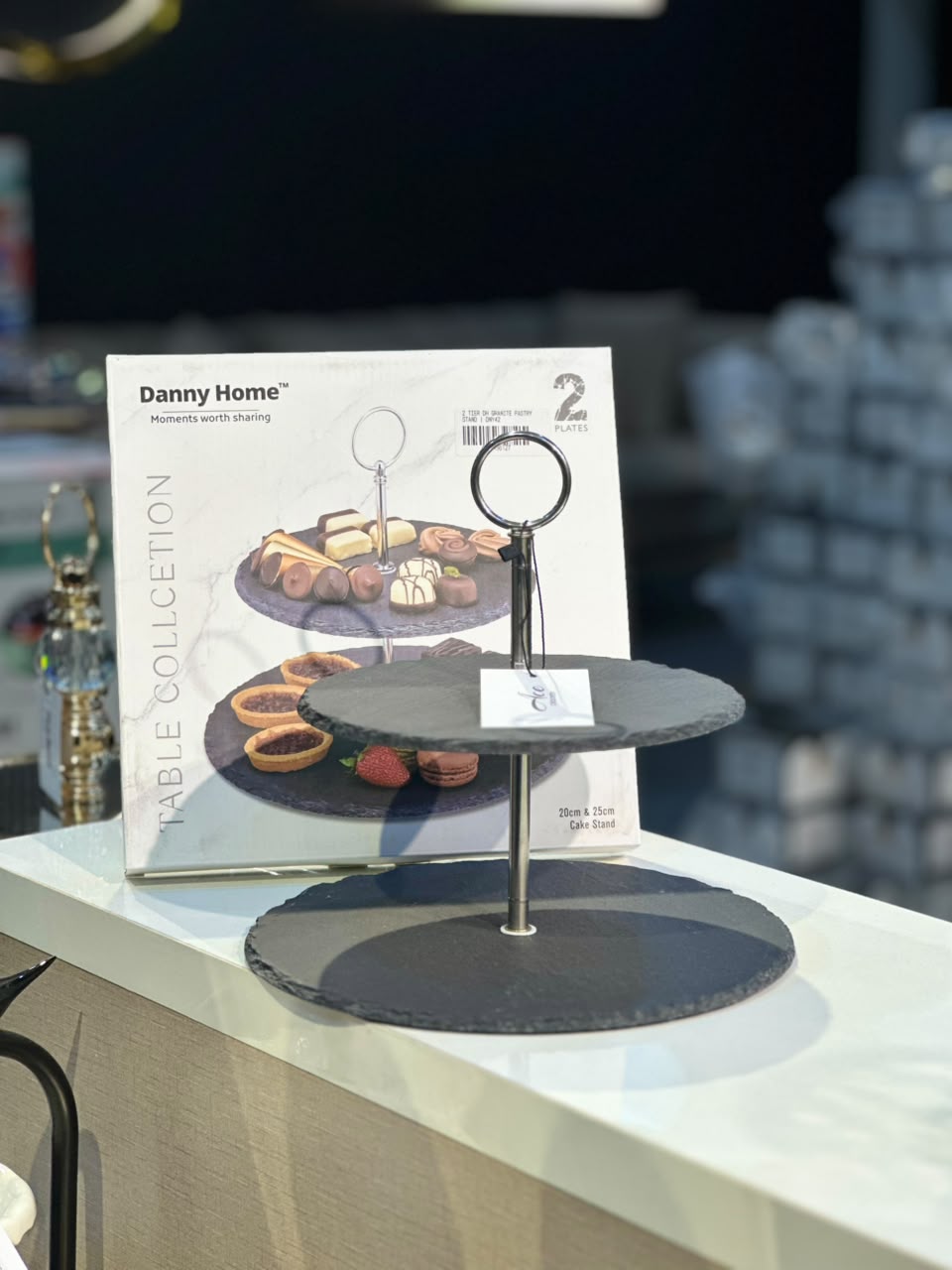 Danny Home 2-Tier Pastry Stand