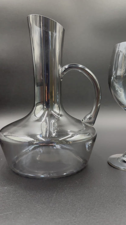 7 Pcs Grey Turkey Glass Stylish Water Set