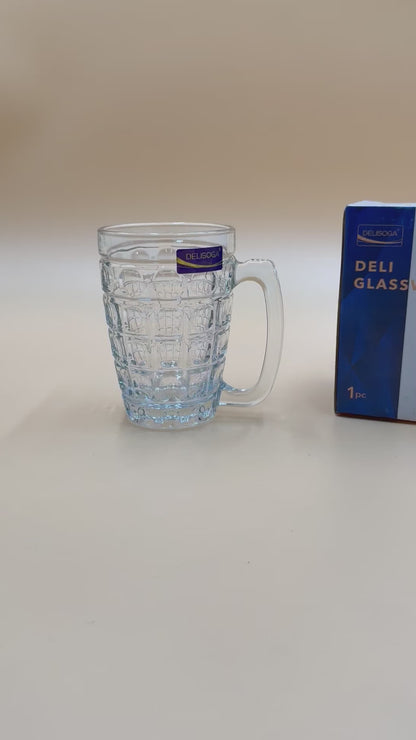 380 ML DELISOGA Fine Textured Glass Mug🍺✨